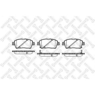 751 002B-SX_колодки дисковые п.! Toyota Yaris 1.0i-1.5i/1.4D 99>/Celica 1.8i WT-i 99> фото