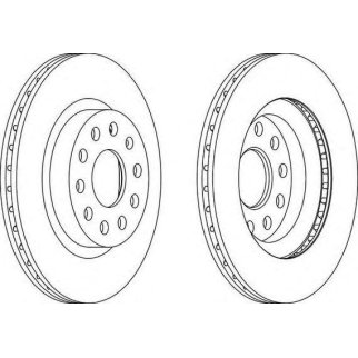 Диск тормозной FERODO DDF1223 фото