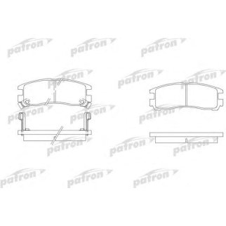 Колодки тормозные PATRON PBP803 фото