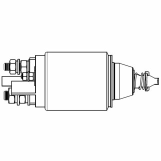 Реле втягивающее стартера для а/м ГАЗ ГАЗон Next с дв. ЯМЗ-534/536 12В (VSR 0314) фото 5