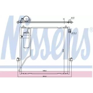 Радиатор кондиционера Nissens 940472 фото