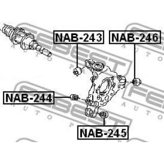 Сайлентблок FEBEST NAB-246 фото