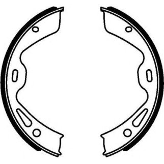 Колодки ручного тормоза к-кт Hella 8DA 355 050-961 фото