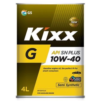 Масло моторное KIXX G SN PLUS 10W-40 п/синт. 4л фото 1