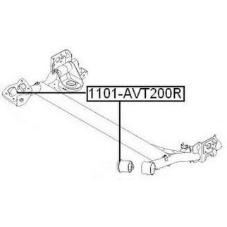 Сайлентблок ASVA 1101-AVT200R фото