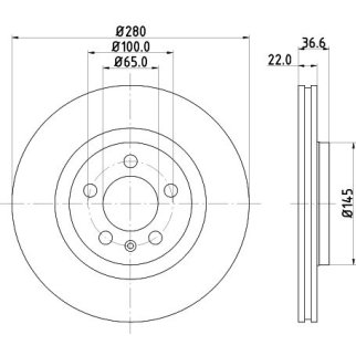 Диск тормозной TRIALLI DF 180109 фото 3