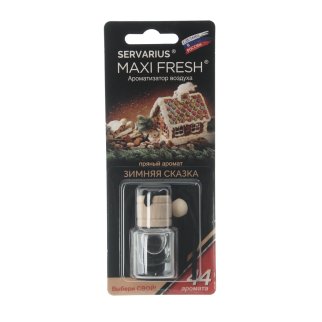 Ароматизатор водуха MAXI FRESH (зимняя сказка) деревянная крышка 4мл фото
