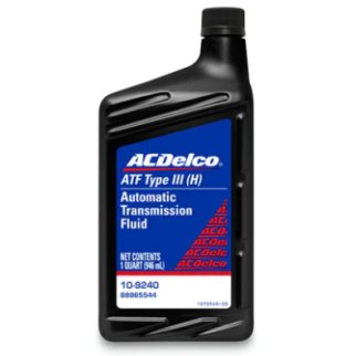 Масло трансмиссионное АКПП ACDelco ATF TYPE III (H) 0.946 л 10-9240 фото