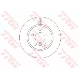 Диск тормозной передний вентилируемый TRW DF6799 фото