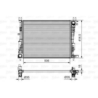 Радиатор основной Valeo 701514 фото