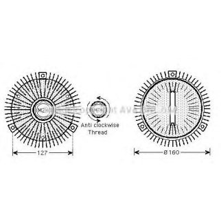 Термомуфта AVA AIC286 фото