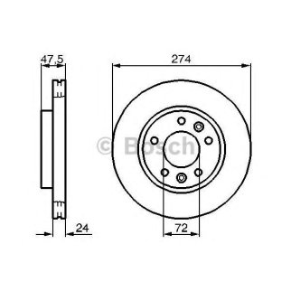 Диск тормозной KIA: CARNIVAL 99-01 фото