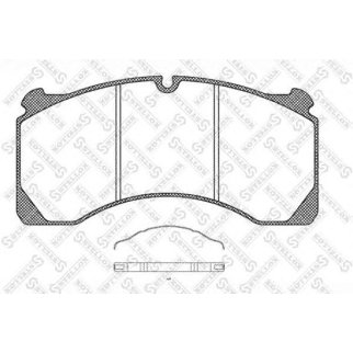 85-01422-SX_колодки дисковые !с пластинами,29124 ROR фото