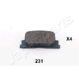Колодки тормозные Japanparts PP-231AF фото