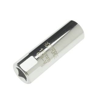 Головка свечная 16 3/8&quot; 12-гранная L=65мм,на пластиковом держателе ROCKFORCE фото