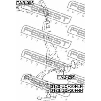 0120UCF30FRH_опора шаровая правая! Lexus LS 00> фото