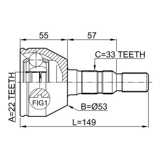 ШРУС наружный FEBEST 1810-ZAF фото 2