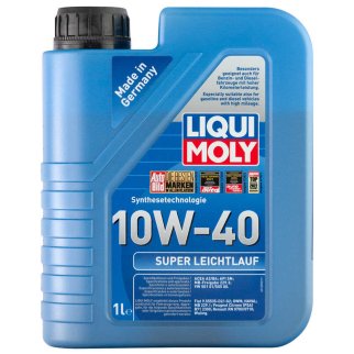 Масло моторное LIQUI MOLY SUPER LEICHTLAUF 10W40 1л п/синт. фото