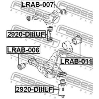 2920DIIIUF_опора шаровая верхняя! Land Rover Discovery/Range Rover Sport 05> фото
