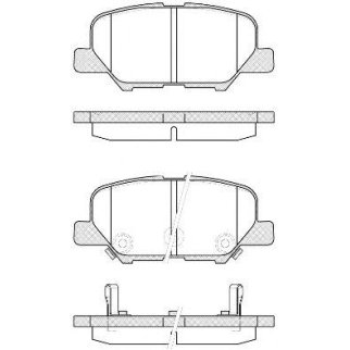 Колодки тормозные к-кт REMSA 1536.02 фото