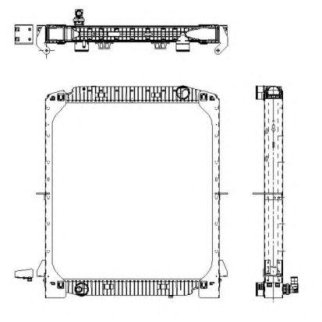 Радиатор основной NRF 509567 фото