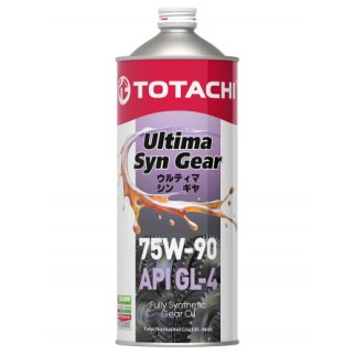 Масло трансмиссионное TOTACHI Ultima Syn Gear 75W90 1л синт фото
