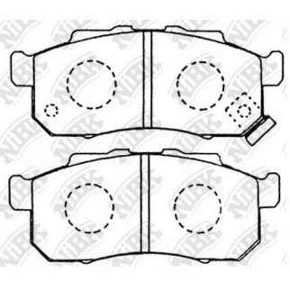 PN8336-NIBK_колодки дисковые передние! Mitsubishi Pajero 2.3TD/2.5TD 82-90 фото