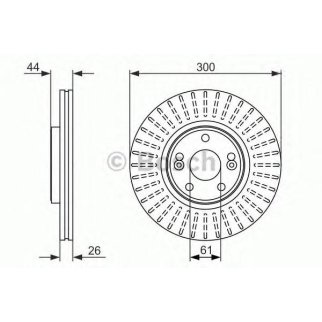Диск тормозной BOSCH 0 986 479 668 фото