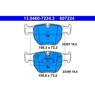 Колодки тормозные дисковые передн, LAND ROVER: RANGE ROVER III 3.0 TD 6 4x4/3.6 TD 8 4x4/4.2 4x4/4.4 4x4 02-12 фото