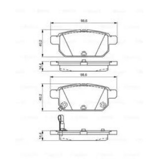 Колодки тормозные BOSCH _0 986 495 301 фото