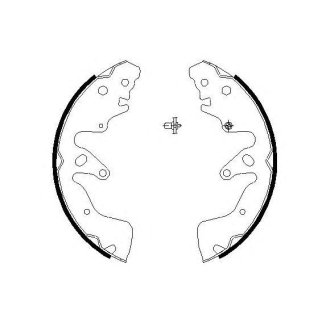 Колодки барабанные к-кт PAGID 8DB 355 000-261 фото