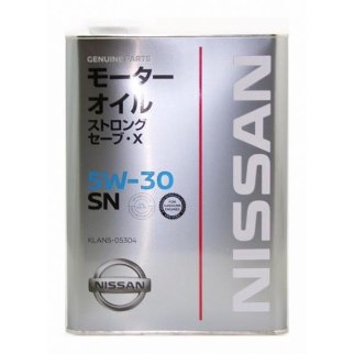 Масло моторное NISSAN Strong Save X SN 5W-30 4л KLAN5-05304 фото