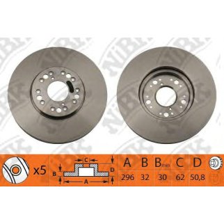 Тормозной диск зад LEXUS IS200 99-04 фото