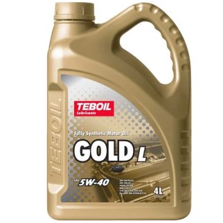 Масло моторное TEBOIL Gold L 5W-40 синтетическое 4 л 3475041 фото