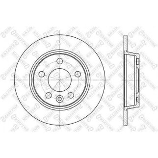 Диск тормозной Stellox 6020-2546-SX фото