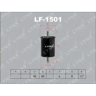 Фильтр топливный LYNXauto LF1501 фото