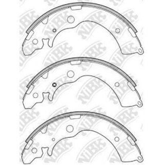 Колодки барабанные к-кт NiBK FN5524 фото