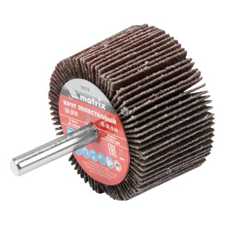 Круг лепестковый для дрели, 50x30x6 мм, P 120 MATRIX 74176 MATRIX 74176 фото