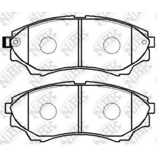 Колодки тормозные передние к-кт NiBK PN5800 фото