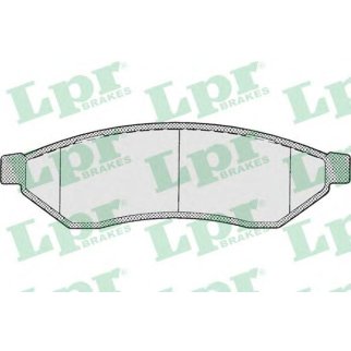 Колодки тормозные задние дисковые к-кт Lpr 05P1198 фото