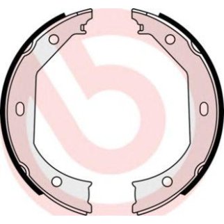 Колодки ручного тормоза к-кт brembo S 06 509 фото