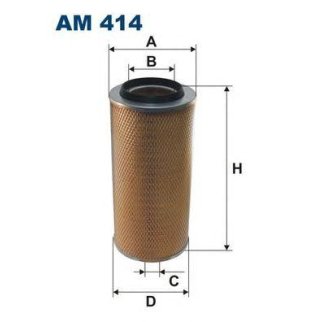 Фильтр воздушный FILTRON AM 414 фото
