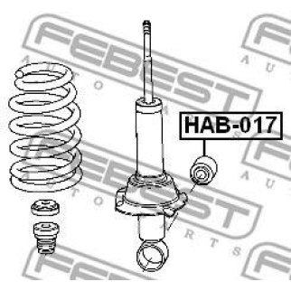 Сайлентблок амортизатора FEBEST HAB-017 фото