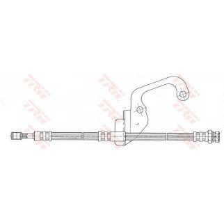 Шланг тормозной передний левый TRW PHD628 фото