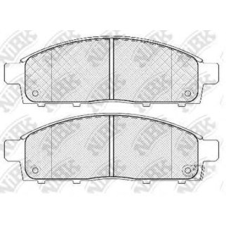 Колодки тормозные передние к-кт NiBK PN3809 фото