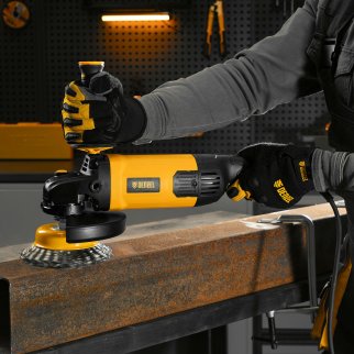 DENZEL 26912 Машина шлифовальная угловая AG180-2000, 2000 Вт, 180 мм, 8500 об/мин фото 16