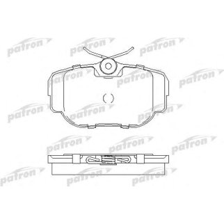 Колодки тормозные PATRON PBP981 фото