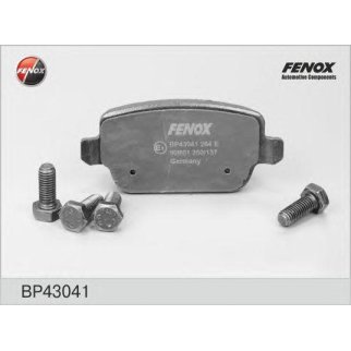 Колодки тормозные задние дисковые к-кт Fenox BP43041 фото