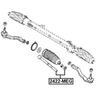 Тяга рулевая FEBEST 2422-KAN фото 2