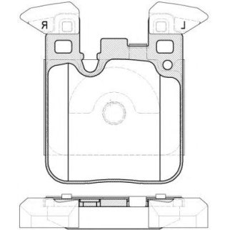 Колодки BMW F20/F21/F30/F31/F34 1.4-2.8/1.6D-2.4D 10> задние Remsa фото